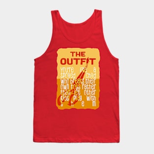 the outfit movie 2022 scissors and British gangster film graphic design Tank Top